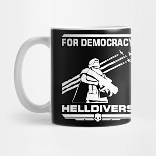 For Democracy Helldivers Mug